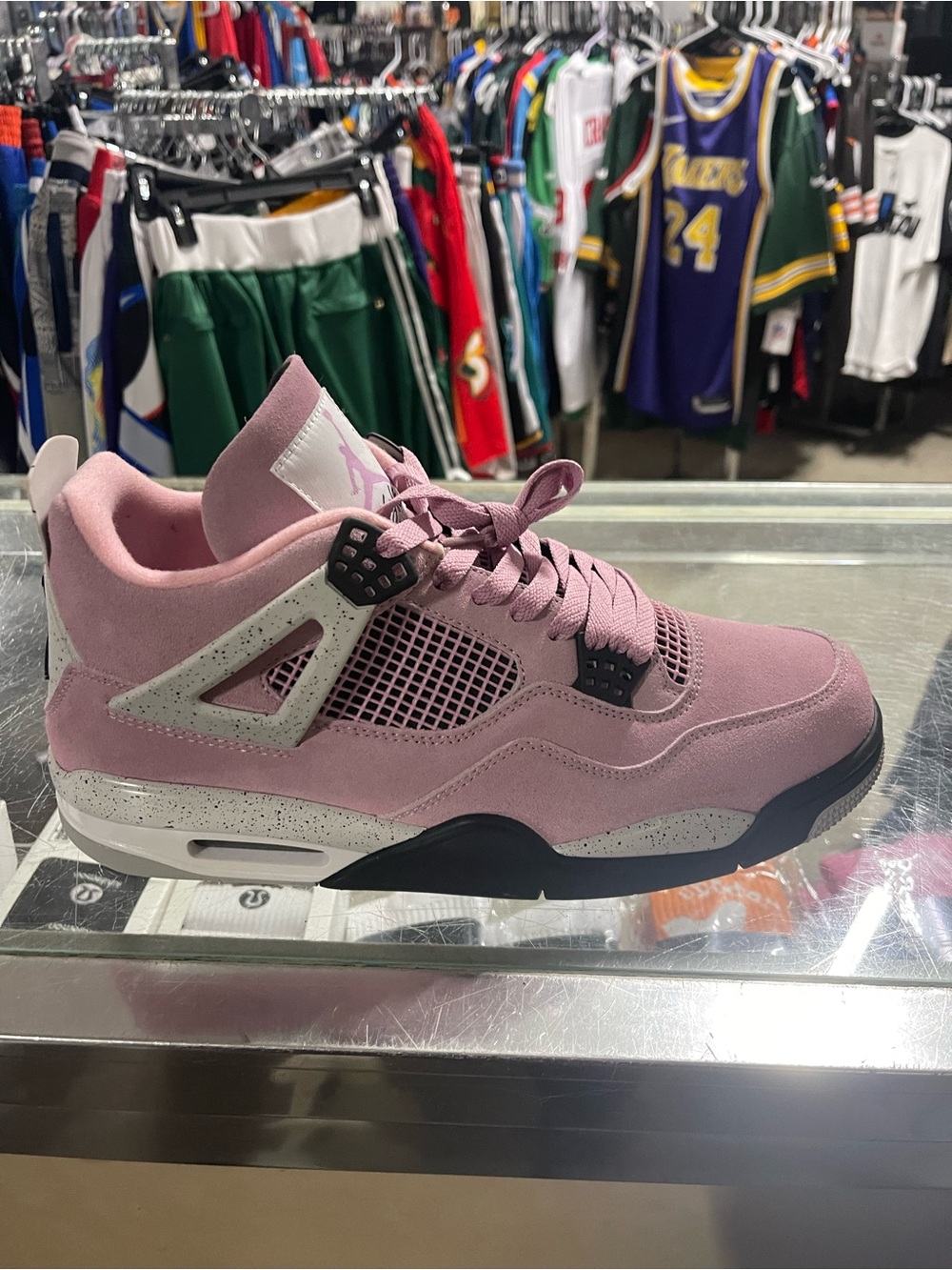 Men’s Retro 4 Pink Orchid Size 14 No Box.
